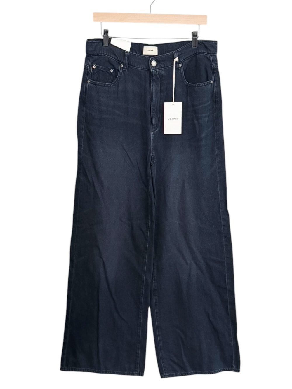 DL1961 Hepburn Wide Leg High Rise Vintage 32" Jeans | 30 NWT - Picture 3 of 13